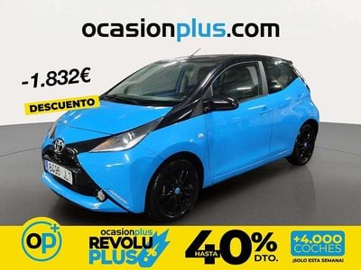 Usado Toyota Aygo X-cite 69 CV (50 kW) 2016 Azul Utilitario
