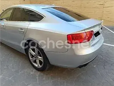 Usado Audi A5 Sportback S-Line 177 CV (130 kW) 2013 Gris / plata Utilitario