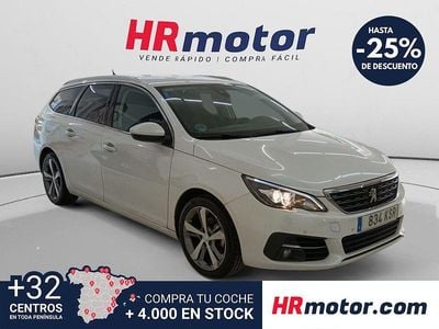 Usado Peugeot 308 Allure 131 CV (96 kW) 2018 Blanco Familiar