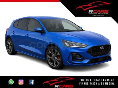 Usado Ford Focus ST-Line 125 CV (91 kW) 2022 Azul Berlina