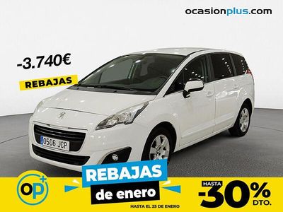 Blanco Usado 2015 Peugeot 5008 Active Monovolumen | 9990 € (Precio justo)