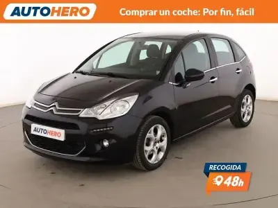 Usado Citroën C3 Live 68 CV (50 kW) 2016 Negro Berlina