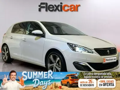Usado Peugeot 308 GT-line 131 CV (96 kW) 2017 Blanco Utilitario