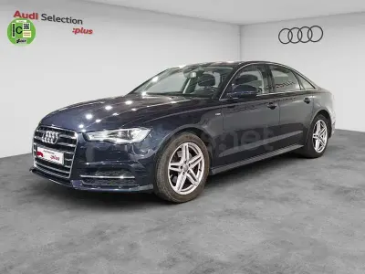 Usado Audi A6 S-Line 190 CV (139 kW) 2018 Azul Berlina