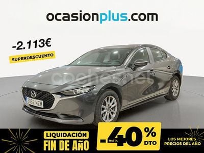 Gris / plata Usado 2025 Mazda 3 Prime-Line Berlina | 23.190 € (Precio justo)
