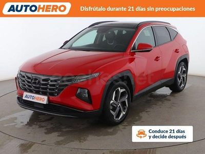 Rojo Usado 2021 Hyundai Tucson Style SUV | 25.899 € (Precio justo)