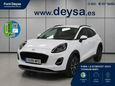 Usado Ford Puma Titanium 125 CV (91 kW) 2024 Blanco SUV