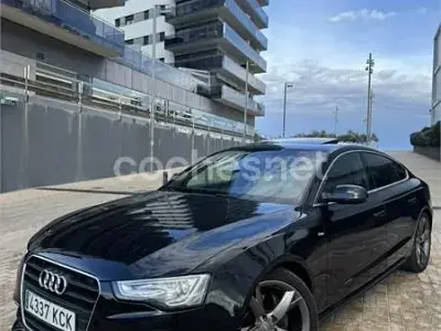 Usado Audi A5 Sportback S-Line 245 CV (180 kW) 2014 Negro Utilitario