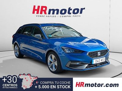 Azul Usado 2024 Seat Leon FR Familiar | 24.950 € (Precio justo)
