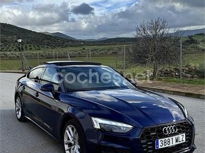 Usado Audi A5 Sportback S-Line 204 CV (150 kW) 2021 Azul Utilitario