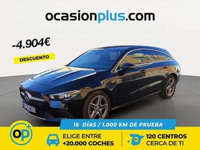 Usado Mercedes CLA200 150 CV (110 kW) 2020 Negro Familiar