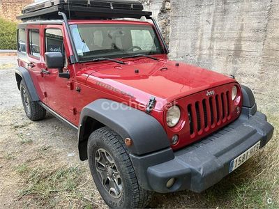 Usado Jeep Wrangler Unlimited Rubicon 200 CV (147 kW) 2013 Rojo SUV