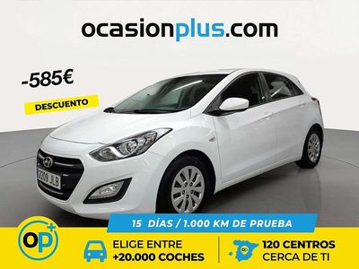 Usado Hyundai i30 110 CV (80 kW) 2016 Blanco