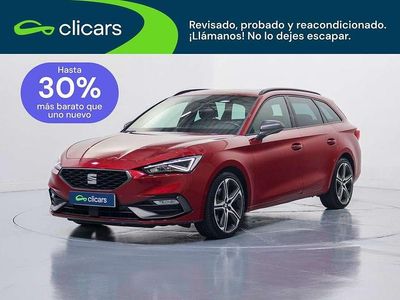 Brugt Seat Leon ST FR 150 HK (110 kW) 2021 Rød Stationcar