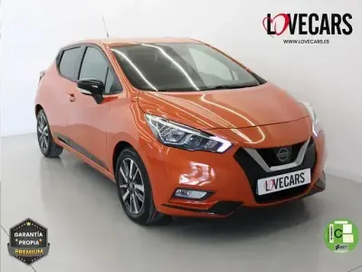 Usado Nissan Micra Visia+ 73 CV (53 kW) 2017 Naranja Utilitario