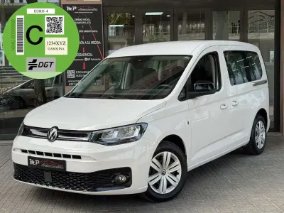 Usado VW Caddy Life 121 CV (88 kW) 2021 Blanco Monovolumen