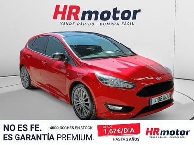 Usado Ford Focus ST-Line 125 CV (91 kW) 2017 Rojo Berlina