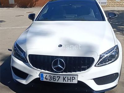 Usado Mercedes C220 AMG line 170 CV (125 kW) 2016 Blanco Coupe