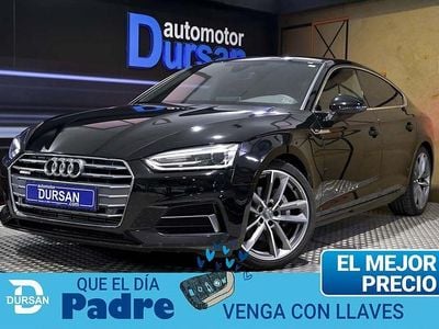 Usado Audi A5 Sportback S-Line 218 CV (160 kW) 2018 Negro Utilitario