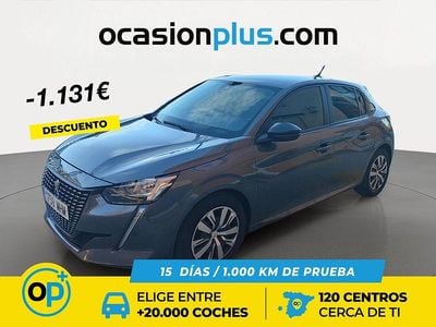 Usado Peugeot 208 Active 100 CV (73 kW) 2023 Gris Utilitario