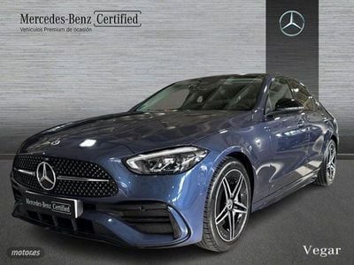 Usado Mercedes C220 AMG line 200 CV (147 kW) 2025 Azul sodalita Berlina