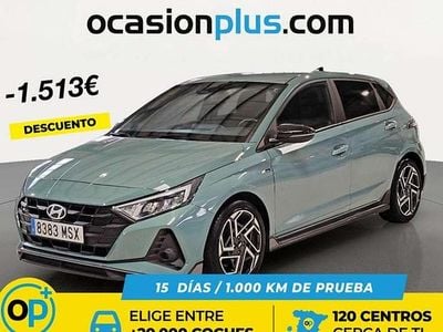 Usado Hyundai i20 N Line 80 CV (58 kW) 2024 Verde Utilitario