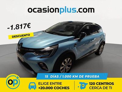 Usado Renault Captur Zen 130 CV (95 kW) 2021 Azul SUV