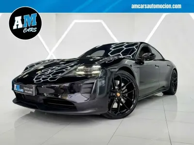 Usado Porsche Taycan 4S 389 kW (530 CV) 2020 Negro Berlina
