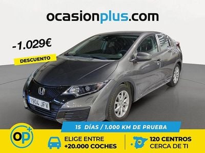 Gris Usado 2015 Honda Civic Comfort Utilitario | 12.871 € (Precio justo)