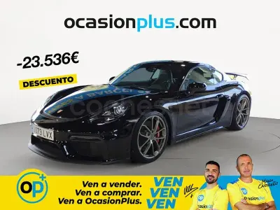 Usado Porsche 718 Cayman GT4 420 CV (308 kW) 2022 Negro Coupe