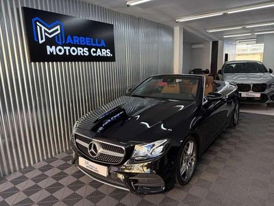 Negro Usado 2019 Mercedes E220 Descapotable | 40.990 € (Precio justo)