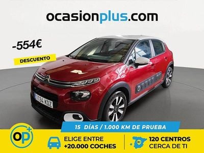 Usado Citroën C3 Feel 82 CV (60 kW) 2017 Rojo