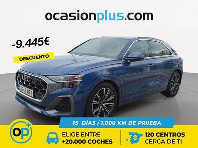 Usado Audi Q8 S-Line 340 CV (250 kW) 2024 Azul SUV