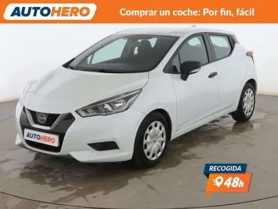 Używany Nissan Micra Acenta 90 KM (66 kW) 2018 Biały Hatchback