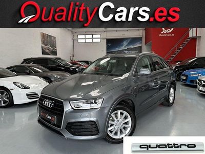 Usado Audi Q3 S-Line 184 CV (135 kW) 2016 Gris / plata SUV