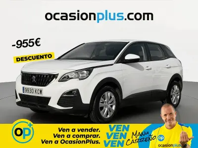 Usado Peugeot 3008 Active 130 CV (95 kW) 2017 Blanco SUV