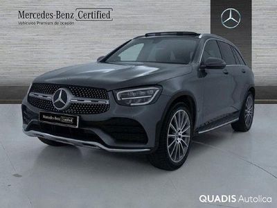 Usado Mercedes GLC220 AMG line 194 CV (142 kW) 2020 Gris selenita