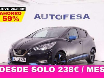 Usado Nissan Micra N-Connecta 90 CV (66 kW) 2017 Negro Utilitario