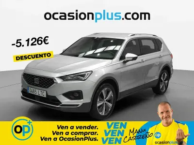 Usado Seat Tarraco 4Drive 200 CV (147 kW) 2021 Gris SUV