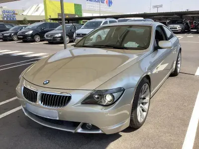 Usado BMW 650 367 CV (269 kW) 2006 Gris / plata Coupe