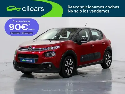 Usado Citroën C3 Feel 110 CV (80 kW) 2018 Rojo Utilitario