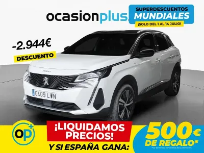 Usado Peugeot 3008 GT 130 CV (95 kW) 2022 Blanco SUV