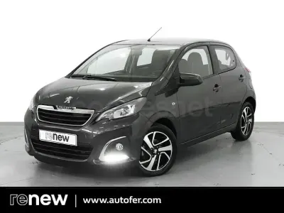 Usado Peugeot 108 Allure 82 CV (60 kW) 2015 Gris / plata Berlina