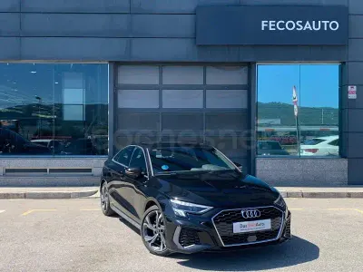Usado Audi A3 S-Line 150 CV (110 kW) 2021 Gris / plata Berlina
