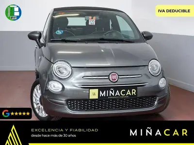 Usado Fiat 500C Lounge 70 CV (51 kW) 2020 Gris / plata Descapotable