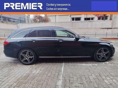 Negro Usado 2017 Mercedes C200 Avantgarde Familiar | 17.490 € (Precio justo)