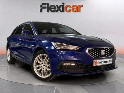 Usado Seat Leon XCELLENCE 150 CV (110 kW) 2021 Azul Familiar