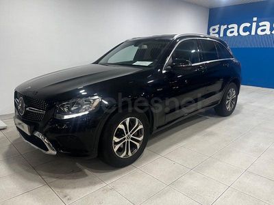 Usado Mercedes GLC220 170 CV (125 kW) 2017 Negro SUV