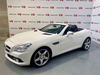 Usado Mercedes SLK250 204 CV (150 kW) 2014 Blanco Descapotable