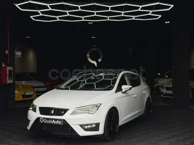 Usado Seat Leon FR 150 CV (110 kW) 2017 Blanco Berlina